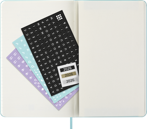 Agenda Plano Semanal 2026 - Azul Água