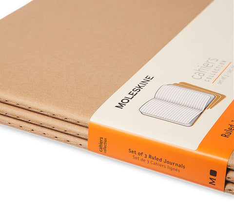 Cahier XXL Kraft - Conjunto de 3 cadernos