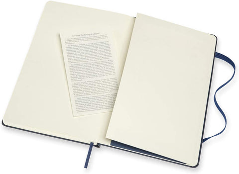 Caderno Clássico Duplo Layout - Azul Safira