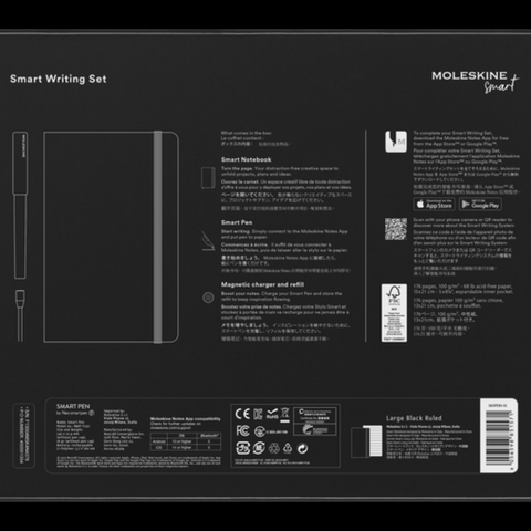 Smart Writing Set - Smart Pen3 + Smart Notebook Preto Pautado