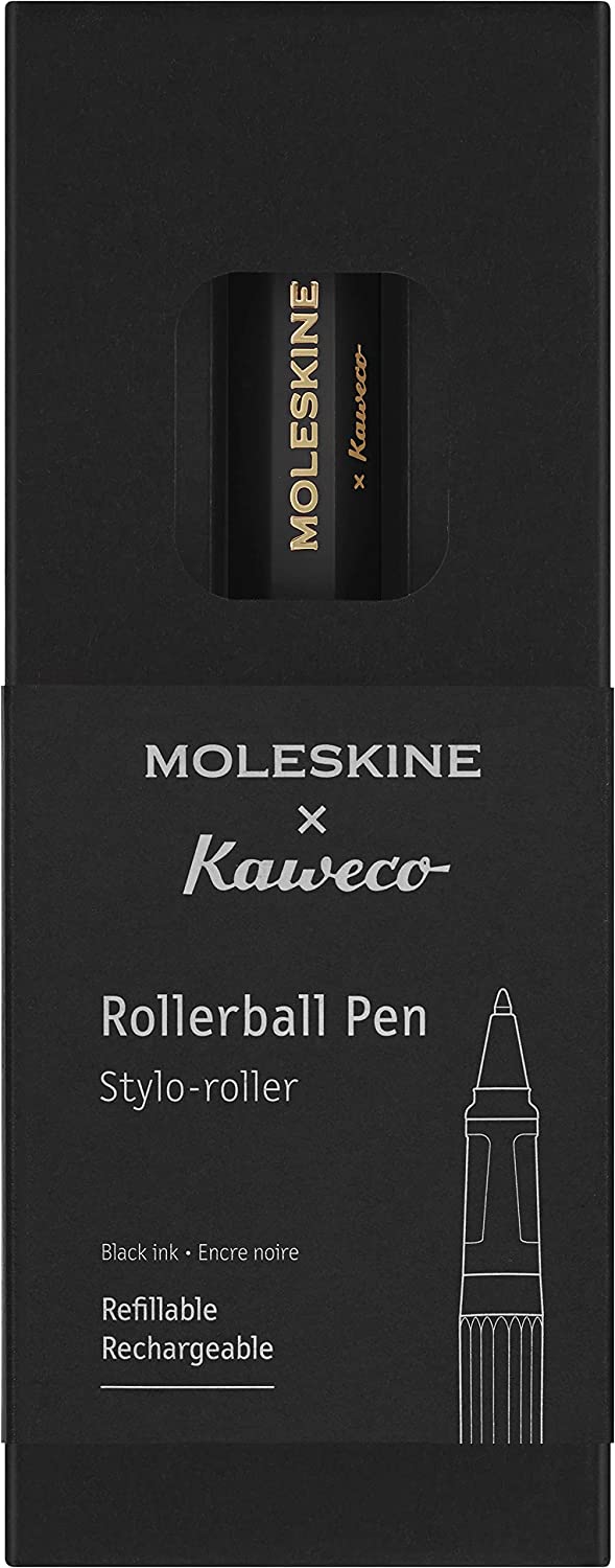 Caneta Moleskine/Kaweco Rollerball - Preta