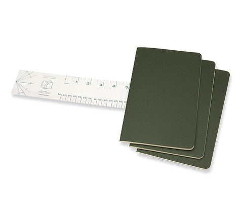 Cahier Verde - Conjunto de 3 cadernos
