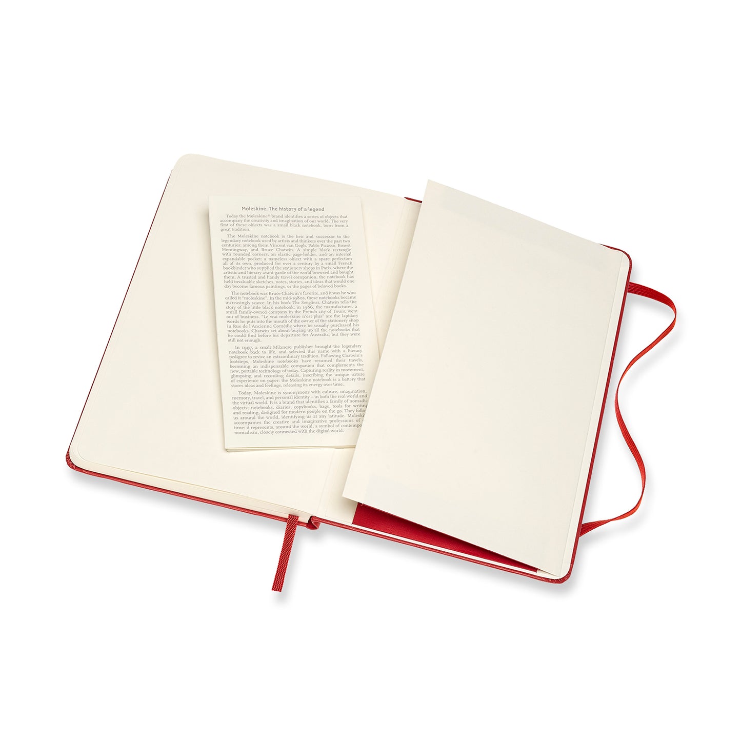 Caderno Clássico Médio - Vermelho Escarlate