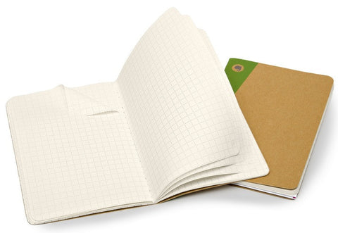 Cahier Evernote Quadriculado - Conjunto de 2 cadernos XL
