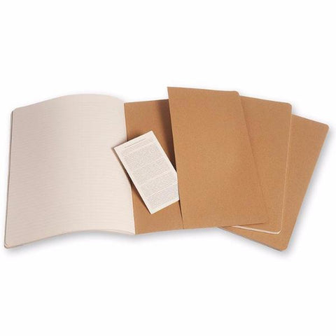 Cahier XXL Kraft - Conjunto de 3 cadernos