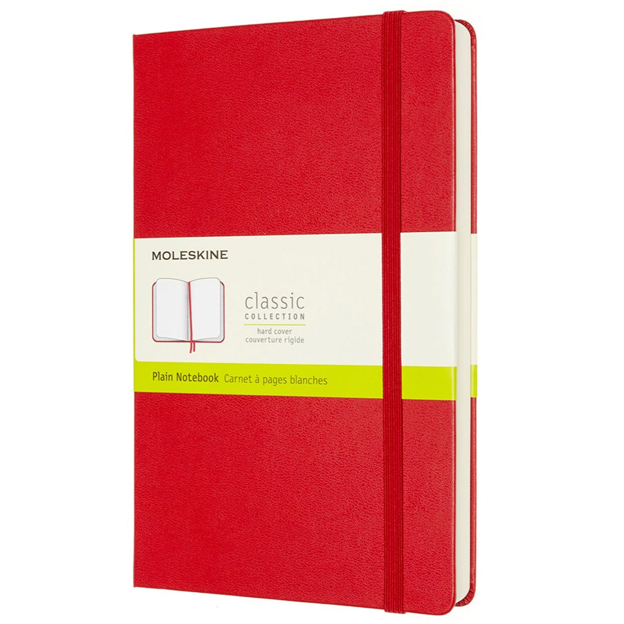 Caderno Clássico Expanded (400 páginas) - Vermelho Escarlate
