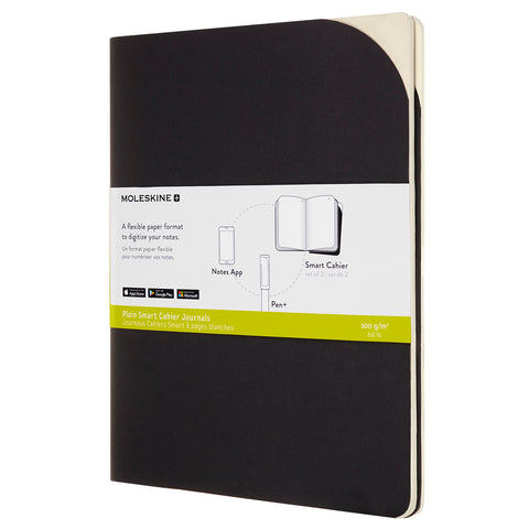 Smart Cahier Liso XL - Capa Preta