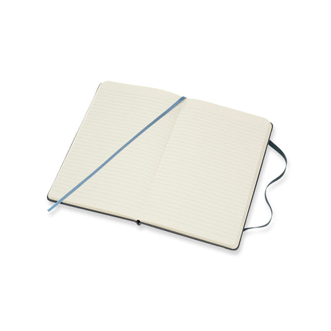 Caderno Clássico em Couro - Azul
