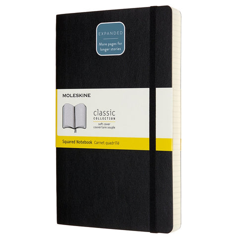 Caderno Soft Expanded (400 páginas) - Preto