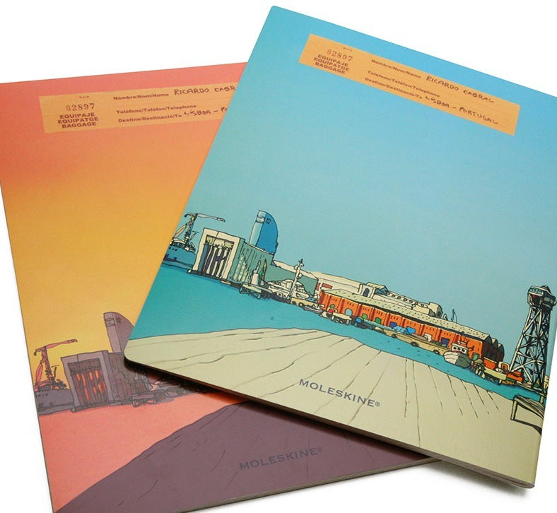 Cahier Cover Art Ricardo Cabral - Conjunto de 2 cadernos