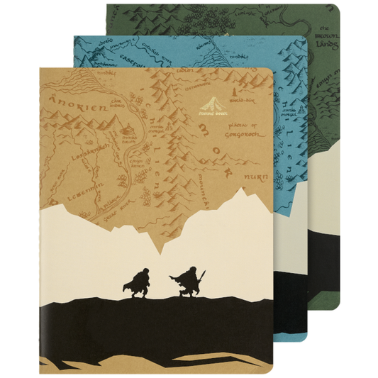 Cahier Senhor dos Anéis - Conjunto de 3 Cahiers XL Pautados