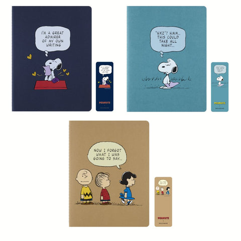 Cahier Peanuts XL Pautado - Conjunto de 3 Cadernos