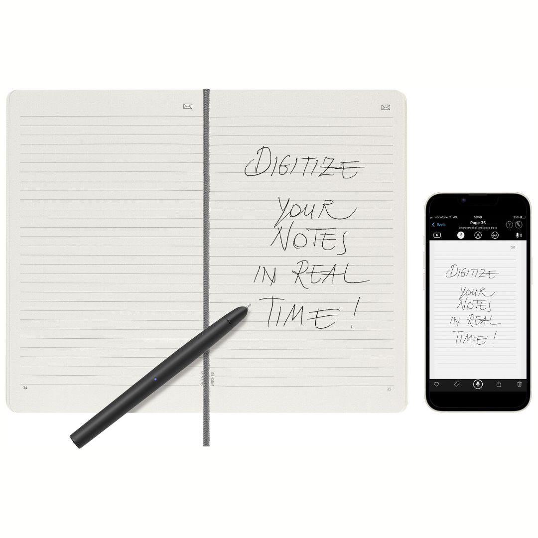 Smart Notebook Soft Pautado - Preto