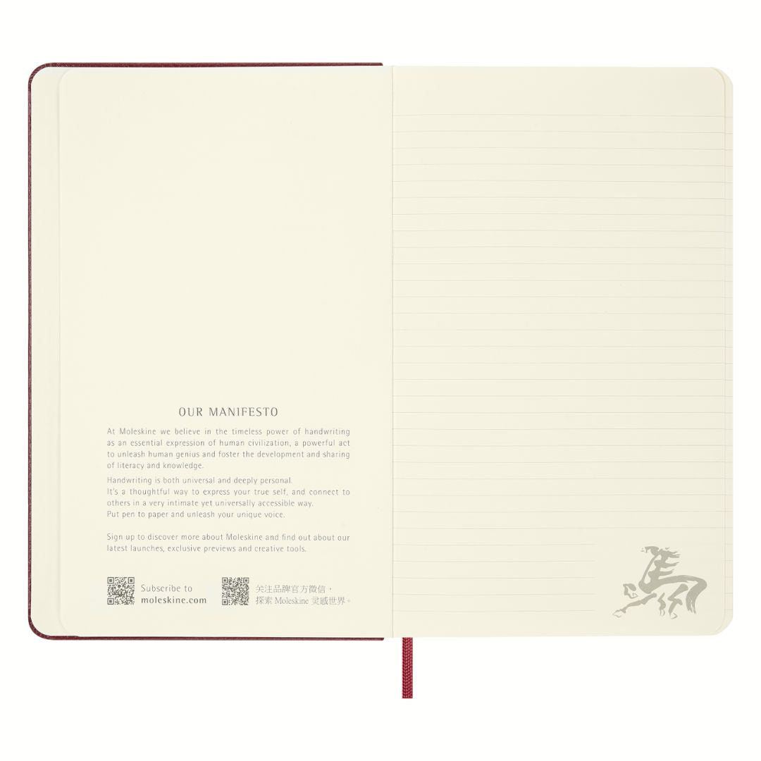Cavalo de Fogo - Caderno Pautado Capa Dura 100% VEGEA®