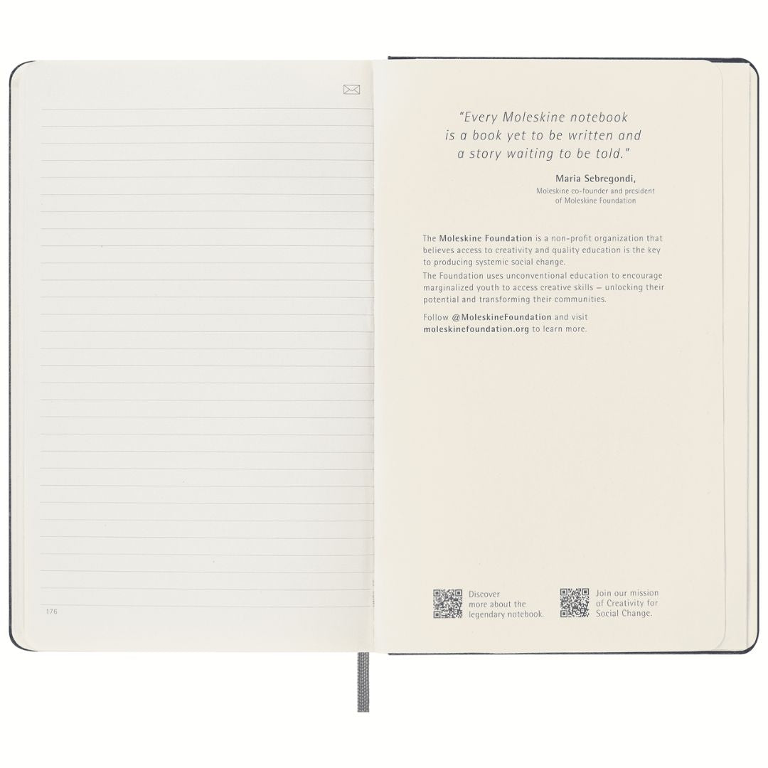 Smart Notebook Pautado, Capa Dura - Azul Safira