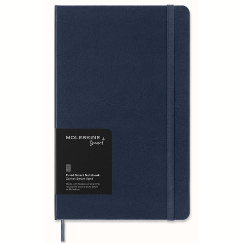 Smart Notebook Pautado, Capa Dura - Azul Safira