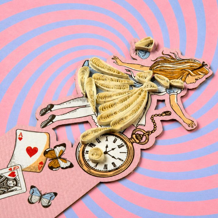 Alice Wonder - Marcador de página Origamo