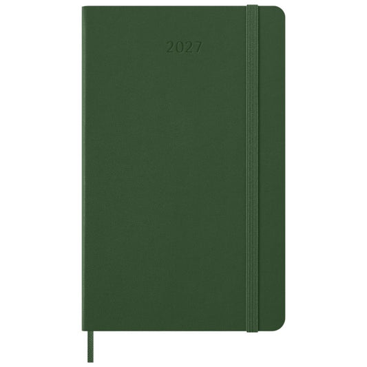 Agenda Plano Semanal 12 Meses 2027 - Verde Mirtilo