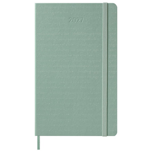 Agenda Plano Semanal 12 Meses 2027 - Verde Sálvia