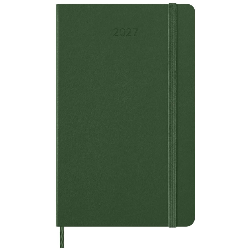 Agenda Diária 12 Meses 2027 - Verde Mirtilo