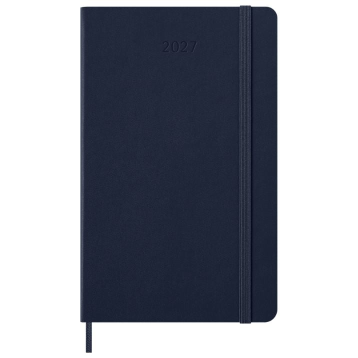 Agenda Diária 12 Meses 2027 - Azul Safira