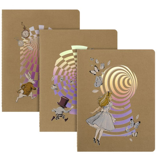 Colecção Alice - Conjunto de 3 Cahiers XL Pautados
