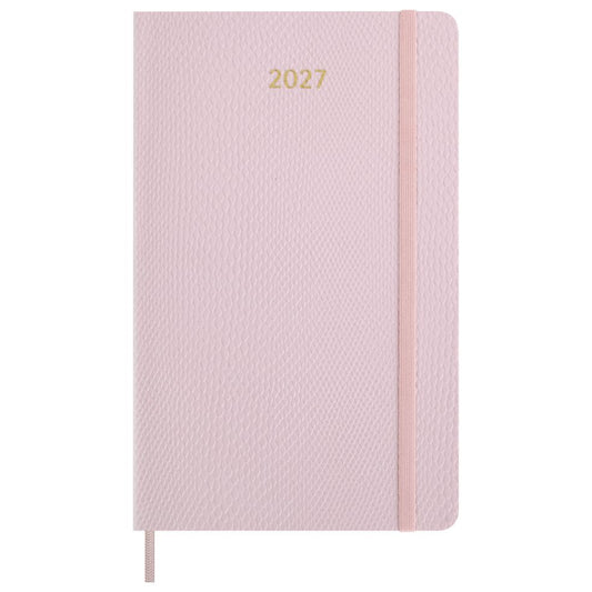Agenda Semanal Precious & Ethical 12 Meses, em Couro Vegano - Rosa Sakura