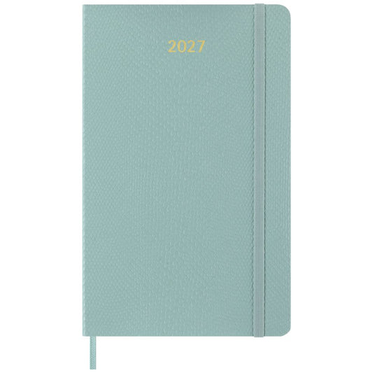 Agenda Semanal Precious & Ethical 12 Meses, em Couro Vegano - Verde Sálvia