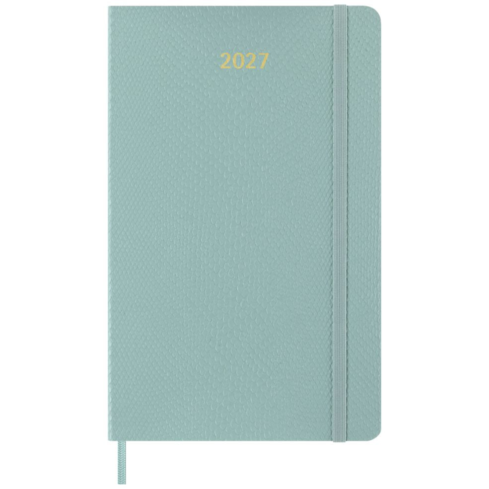 Agenda Semanal Precious & Ethical 12 Meses, em Couro Vegano - Verde Sálvia