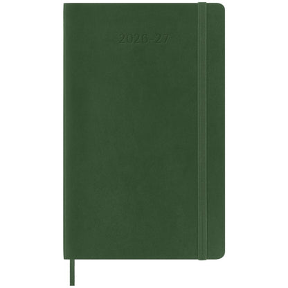 Agenda Semanal 18 Meses 2026/27 Verde Mirtilo - Capa Flexível
