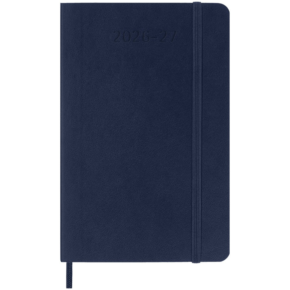 Agenda Semanal 18 Meses 2026/27 Azul Safira - Capa Flexível