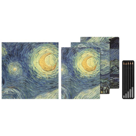 Cahier MoMA Vah Gogh XL Liso + Lápis