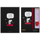 Caixa Presente Peanuts - Caderno Pautado + Caixa com 12 Lápis