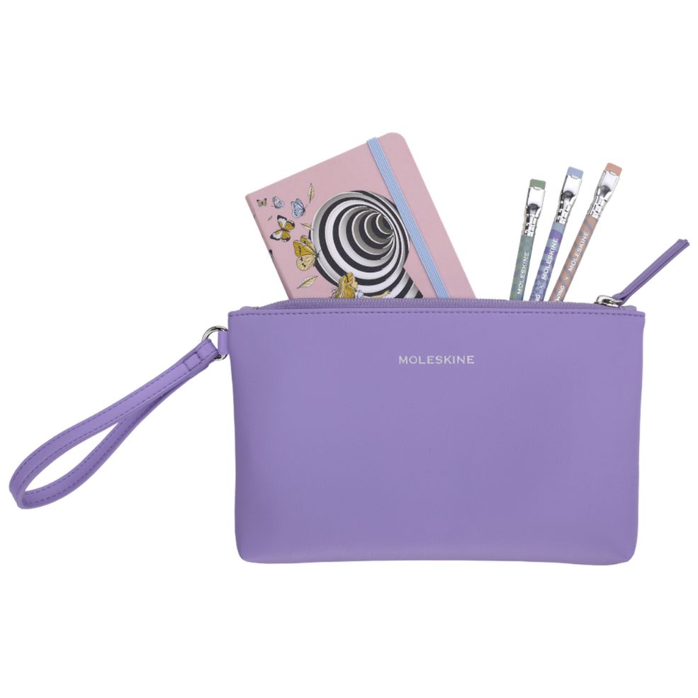 Alice Wonder - Bolsa com Caderno de Bolso + Lápis Mini