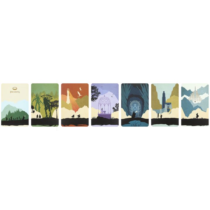 Senhor dos Anéis - Conjunto de 7 postais + envelopes
