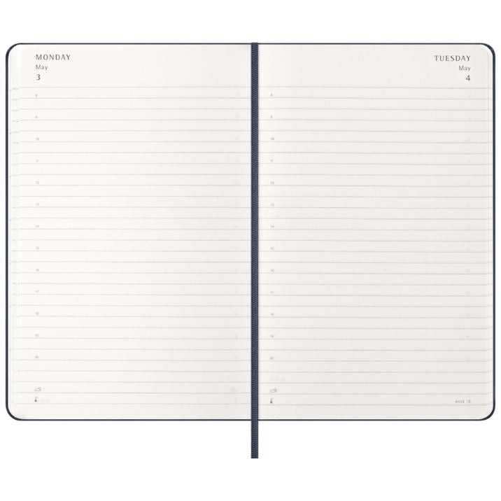 Agenda Diária 12 Meses 2027 - Azul Safira