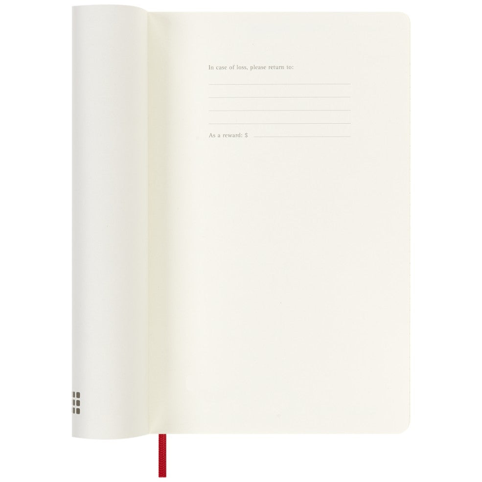 Agenda Semanal 18 Meses 2026/27 Vermelha - Capa Flexível