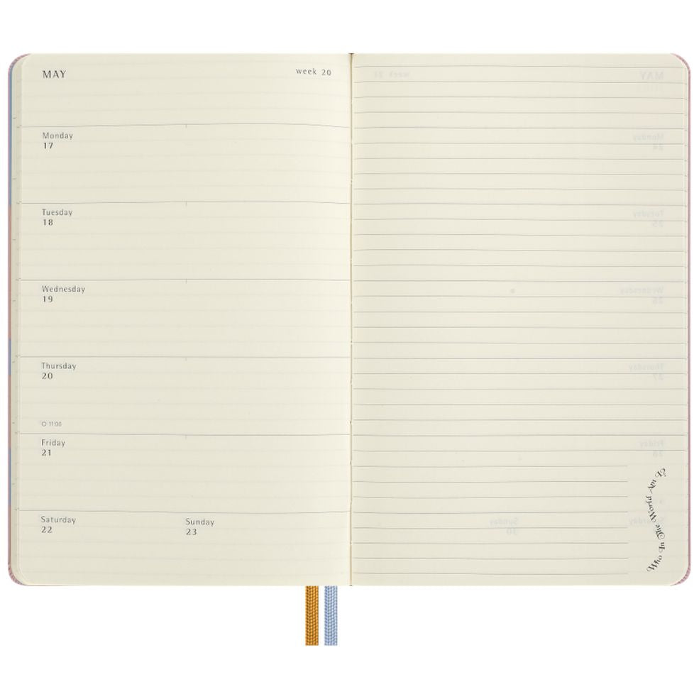 Agenda Semanal Alice Wonder 12 Meses 2027