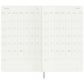 Agenda Semanal Precious & Ethical 12 Meses, em Couro Vegano - Rosa Sakura