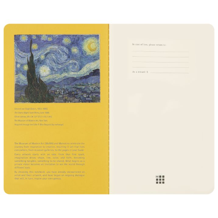 Cahier MoMA Vah Gogh Grande Liso