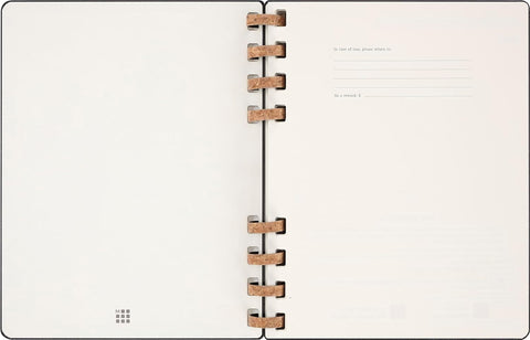 Agenda Espiral 12 Meses Preta, XL - Capa Dura