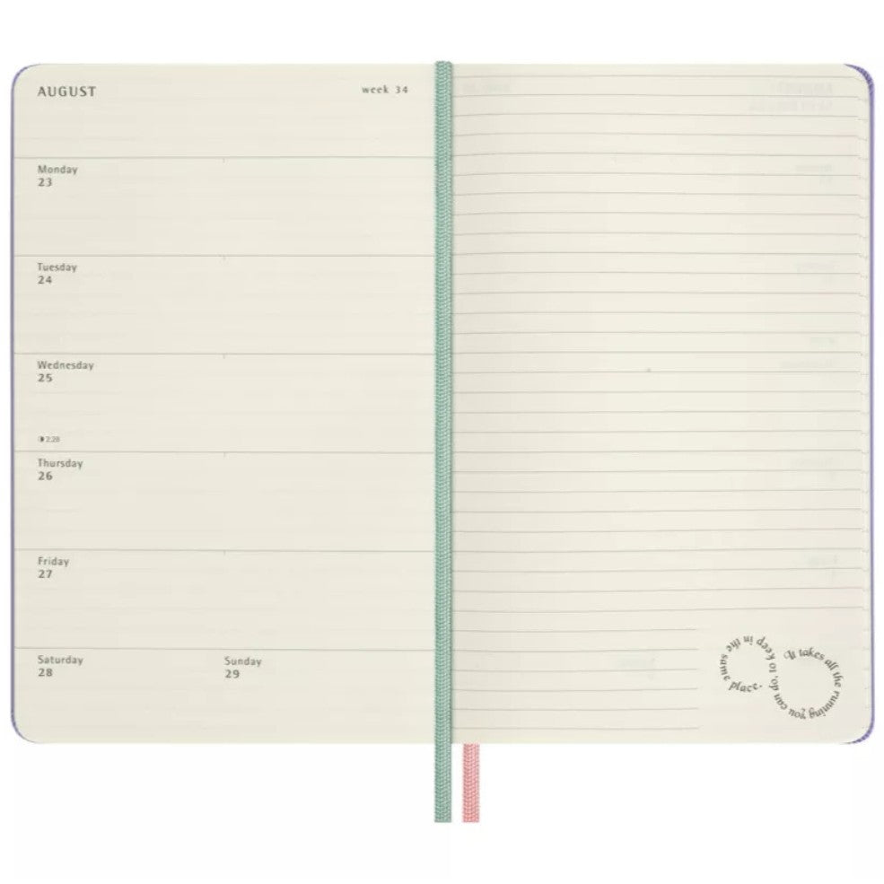 Agenda Semanal Alice Wonder 18 Meses 2026/2027