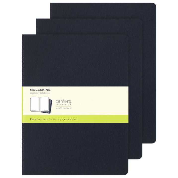 Cahier Azul Indigo - Conjunto de 3 cadernos