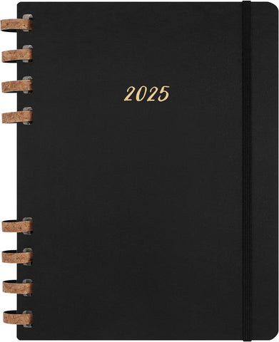 Agenda Espiral 12 Meses Preta, XL - Capa Dura