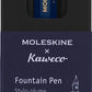 Caneta Moleskine/Kaweco Tinta Permanente - Azul
