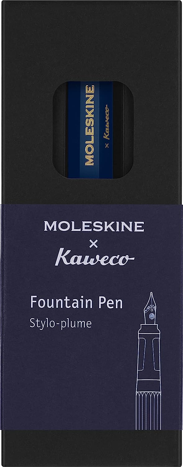 Caneta Moleskine/Kaweco Tinta Permanente - Azul