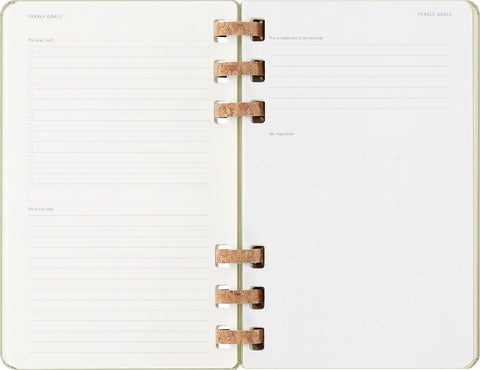 Agenda Espiral Académica 12 Meses (jul 2025/jun 2026) Kiwi - Capa Dura