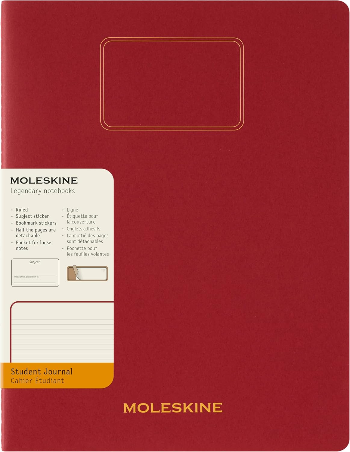 Student Cahier XXL - Vermelho