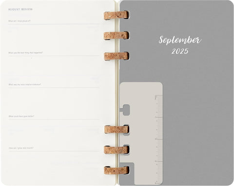 Agenda Espiral Académica 12 Meses (jul 2025/jun 2026) Preta - Capa Flexível