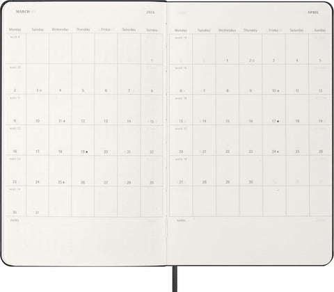 Agenda Semanal Horizontal 2026